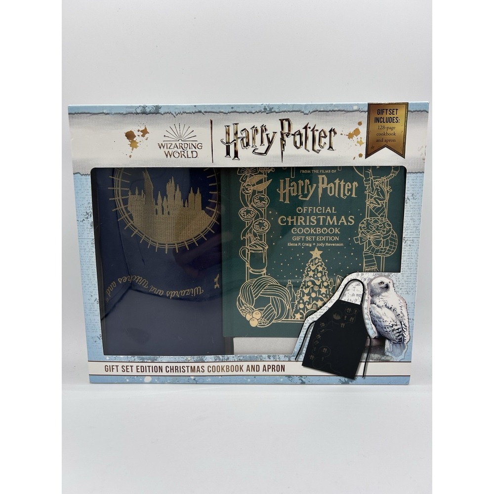 Harry Potter: Gift Set Edition Christmas Cookbook and Apron Sealed